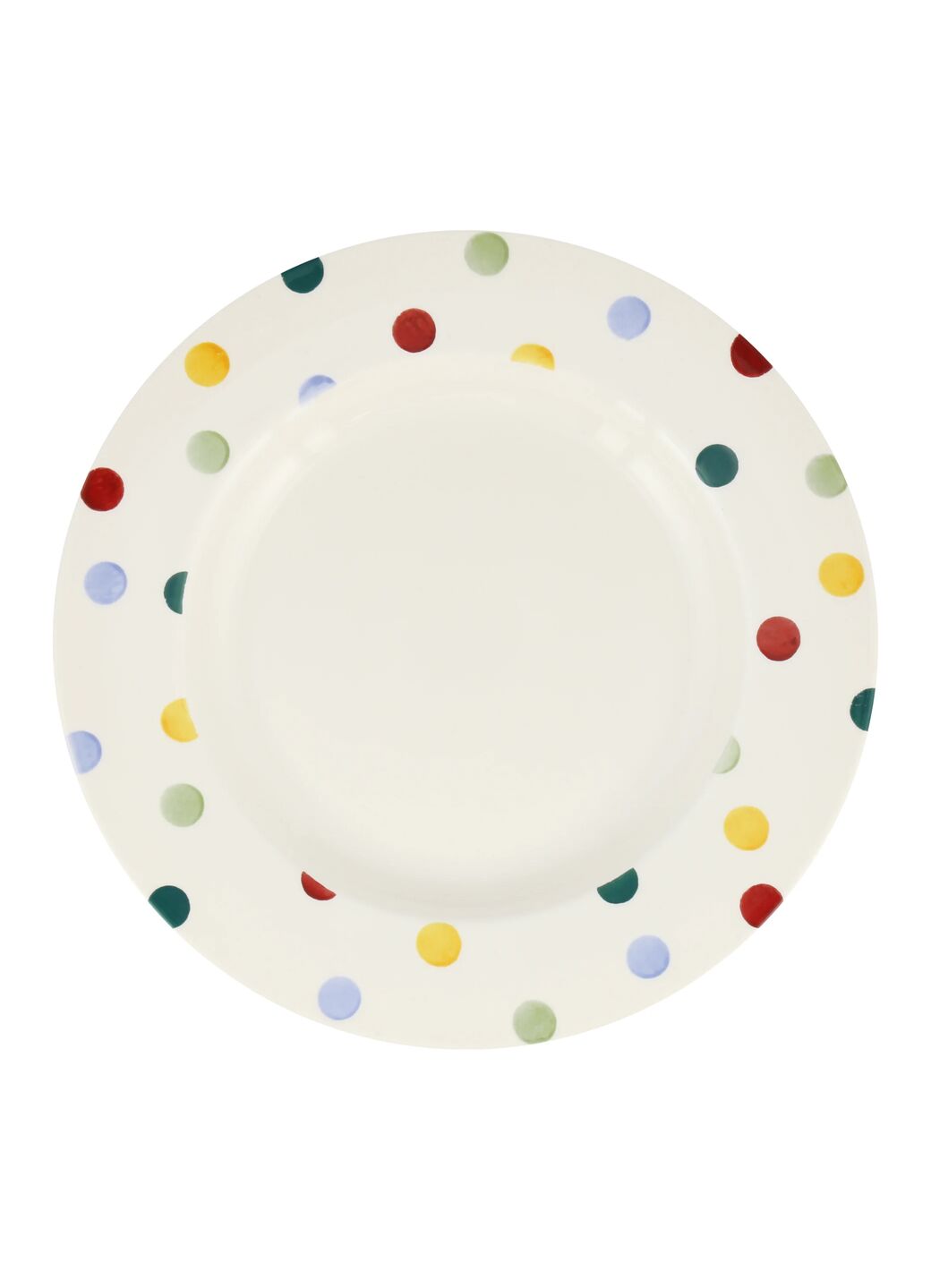 Seconds Polka Dot 10 1/2 Inch Plate
