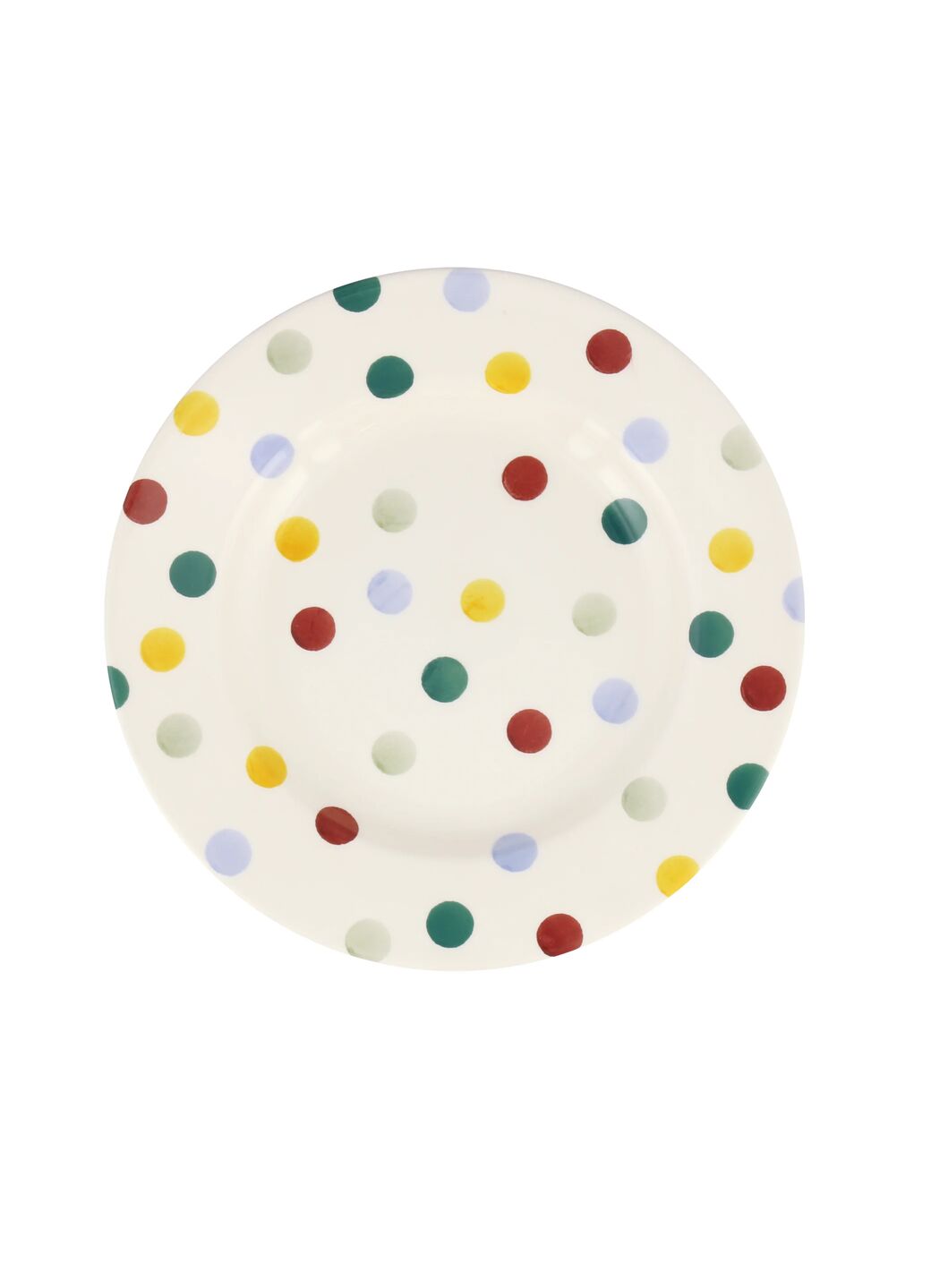Seconds Polka Dot 8 1/2 Inch Plate