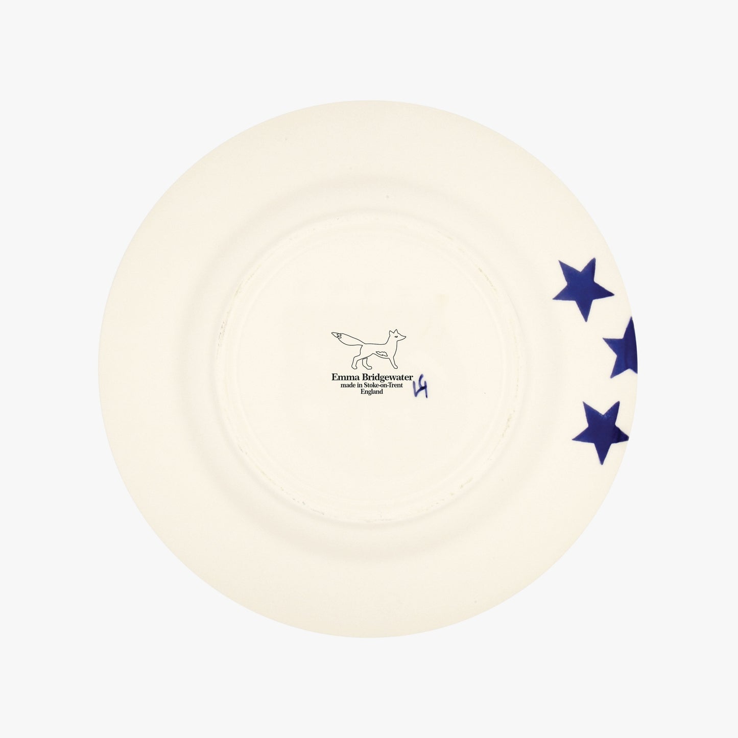 Seconds Blue Star 8 1/2 Inch Plate