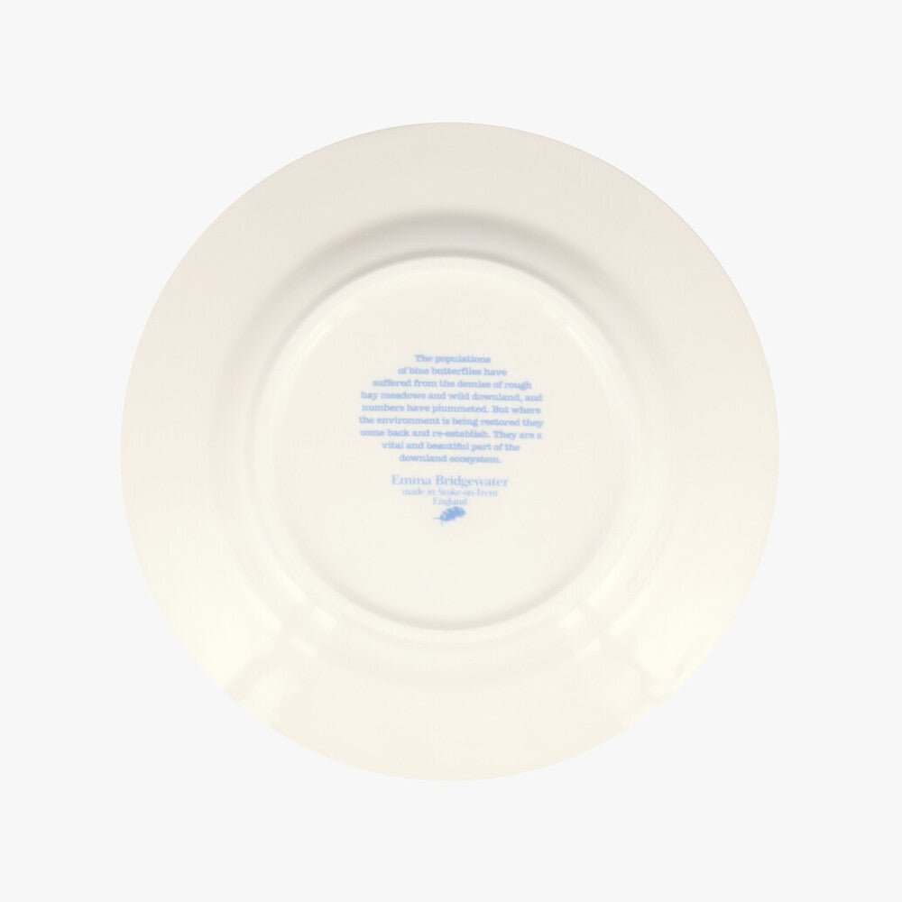 Seconds Common Blue Butterfly 8 1/2 Inch Plate