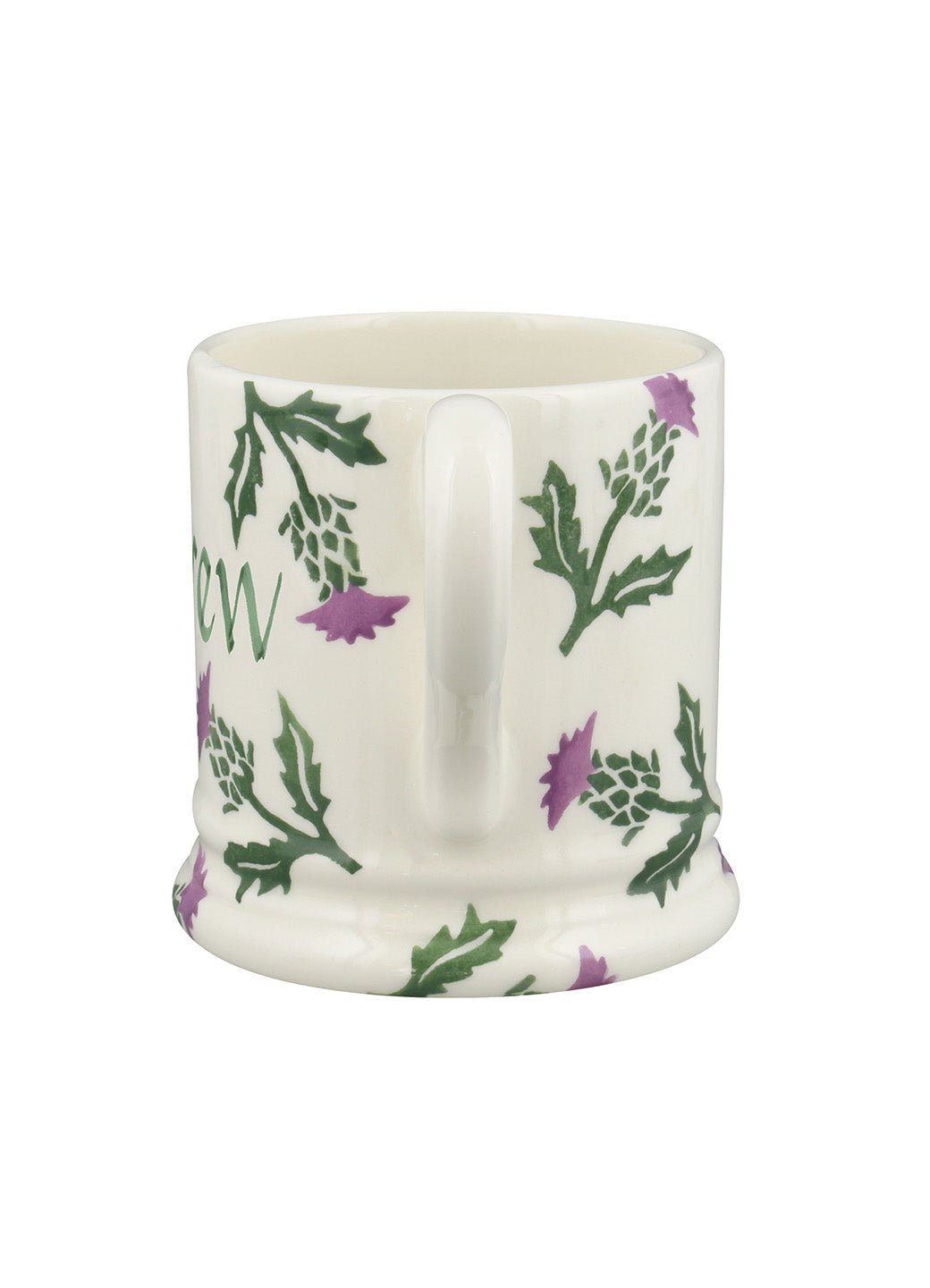 Personalised Thistle 1/2 Pint Mug