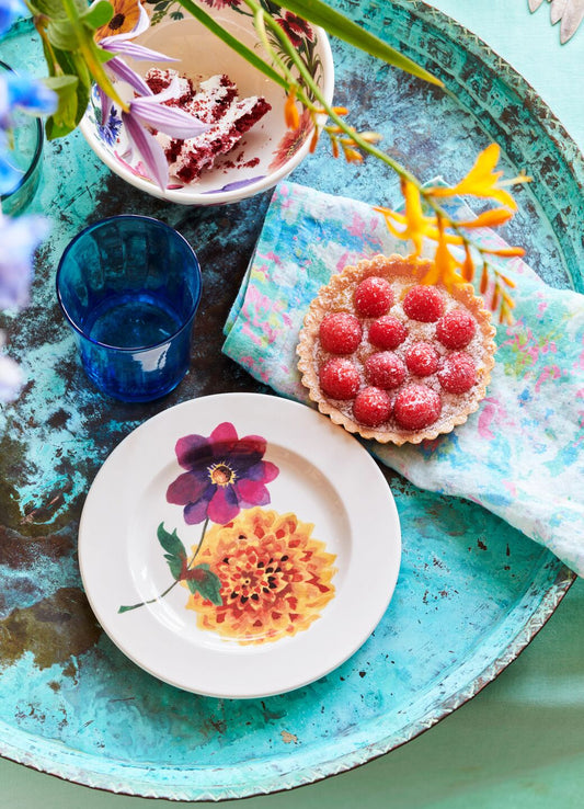 Garden Flowers 6 1/2 Inch Plate