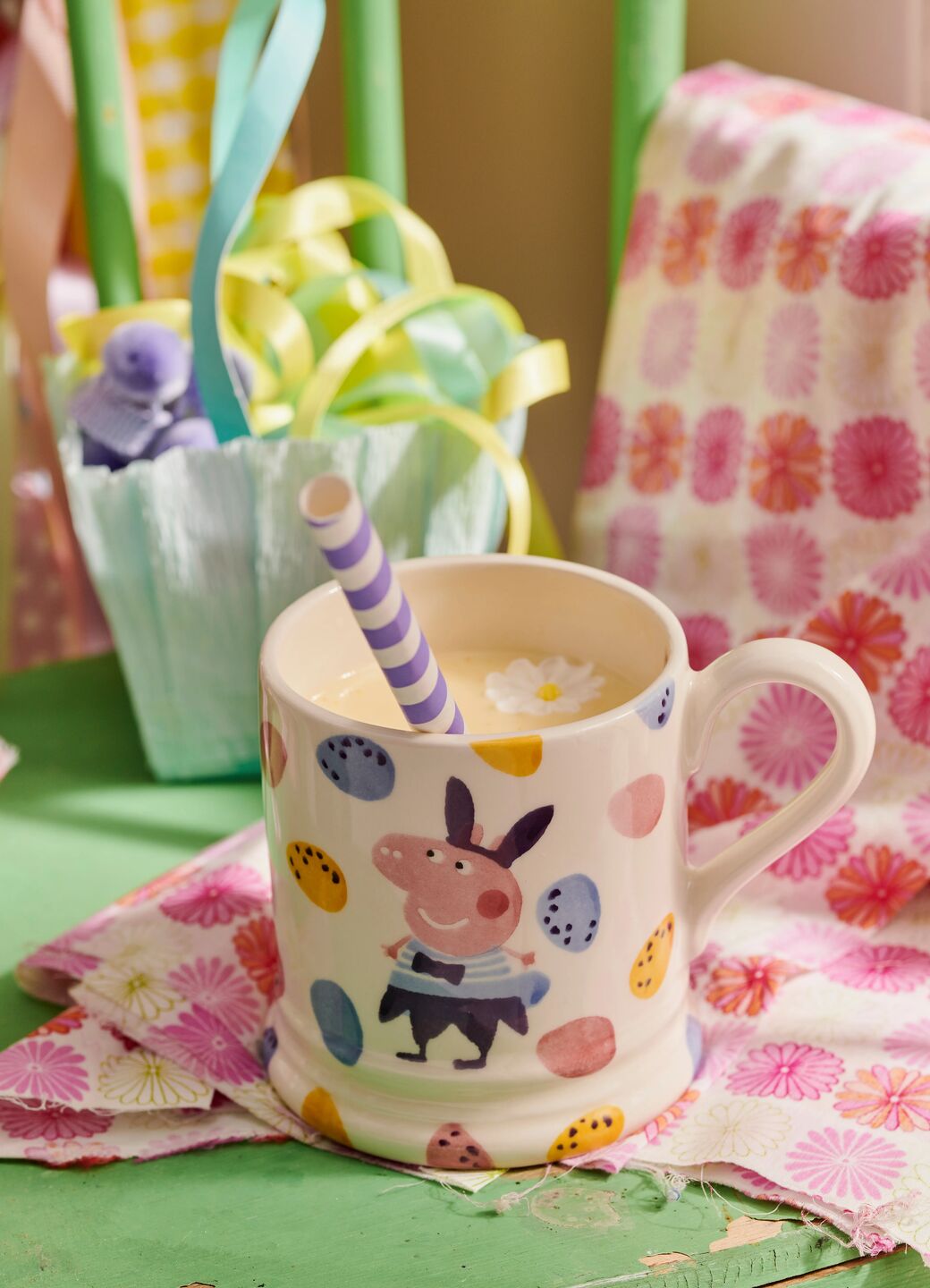 Easter Peppa & George 1/2 Pint Mug