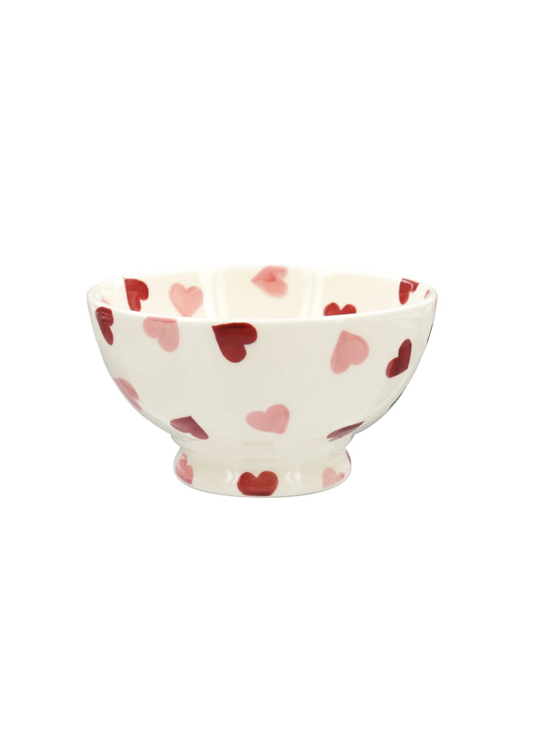 Pink Hearts French Bowl