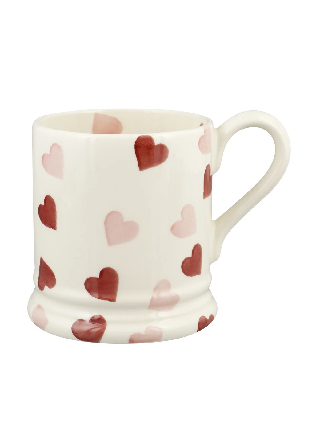 Pink Hearts 1/2 Pint Mug