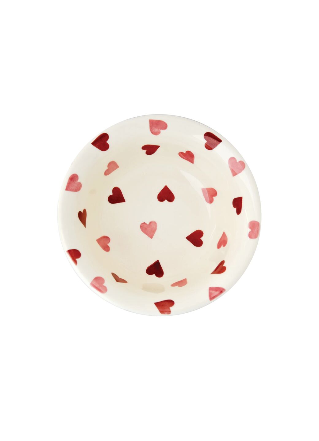 Pink Hearts Cereal Bowl