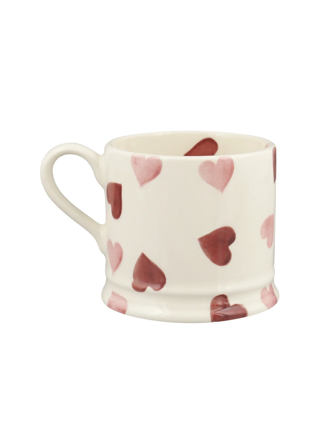 Pink Hearts Small Mug