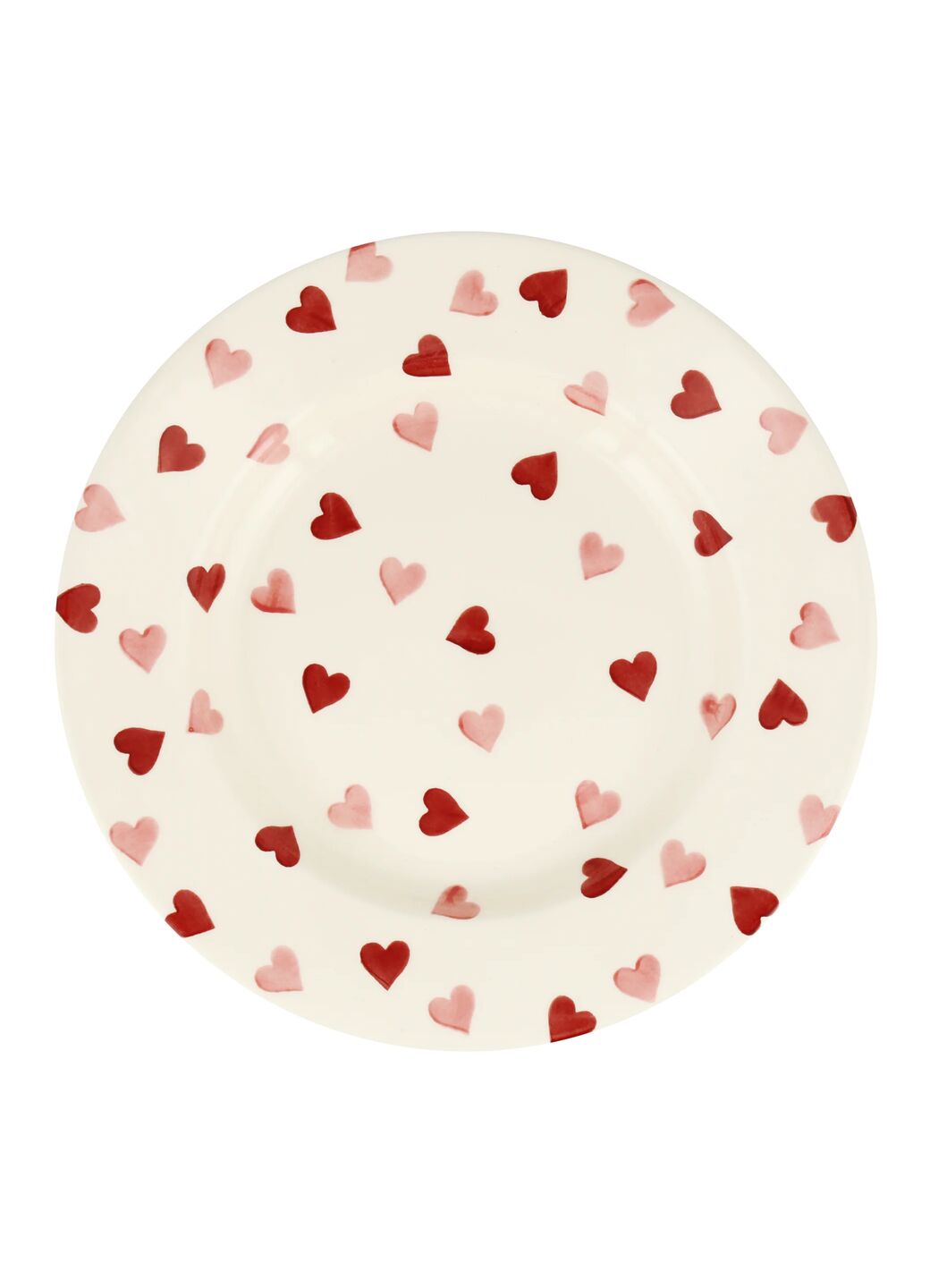 Pink Hearts 10 1/2" Plate