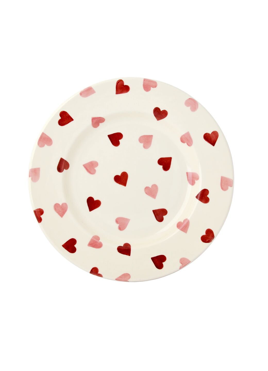 Pink Hearts 8 1/2" Plate