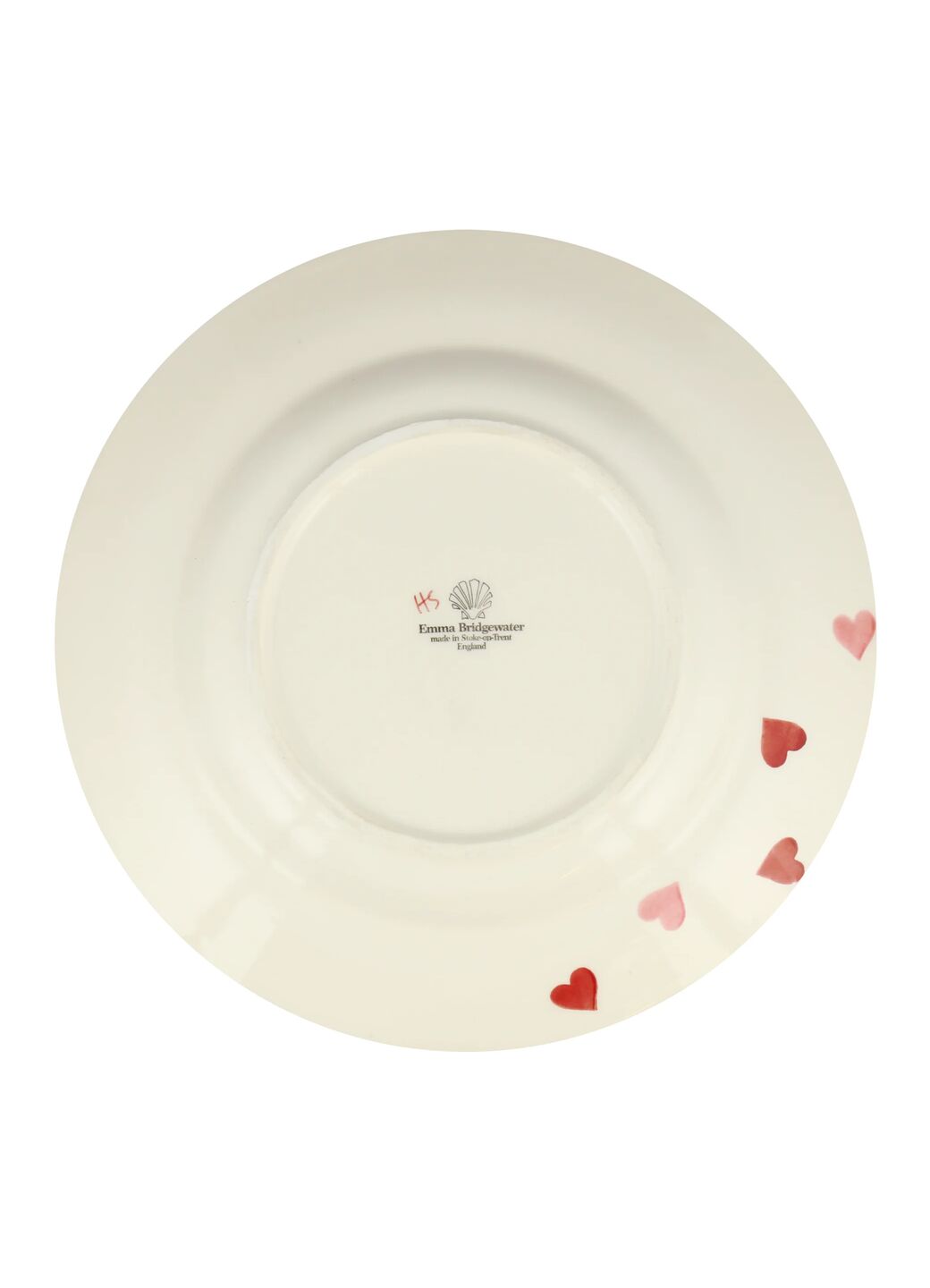 Pink Hearts 10 1/2" Plate