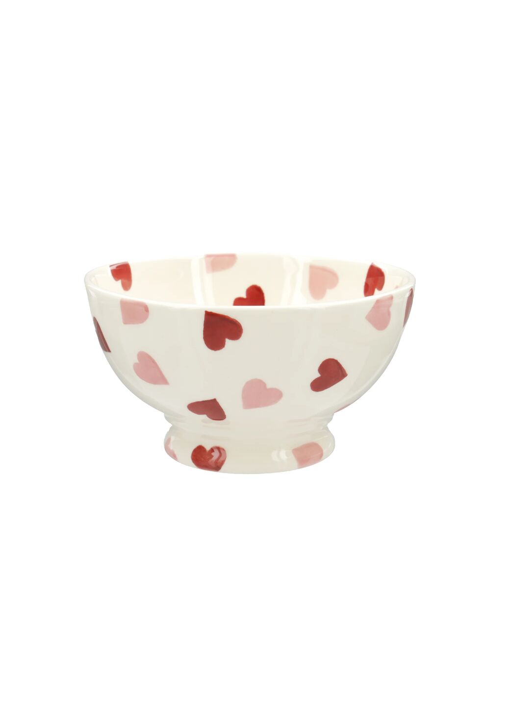 Pink Hearts French Bowl