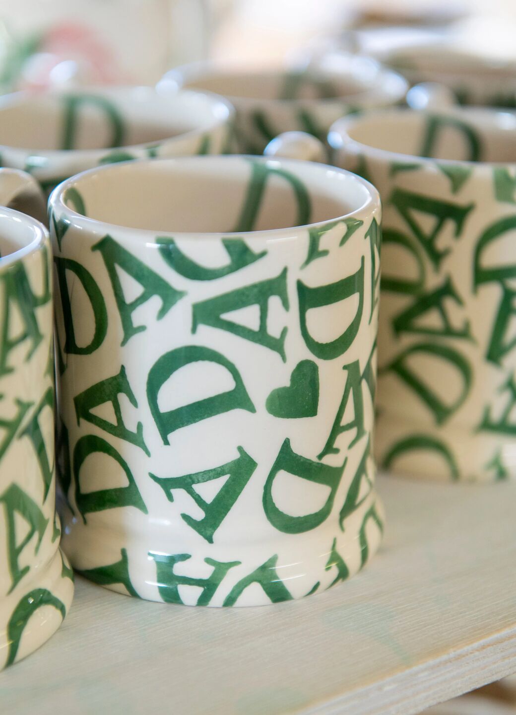 D.A.D Green 1/2 Pint Mug