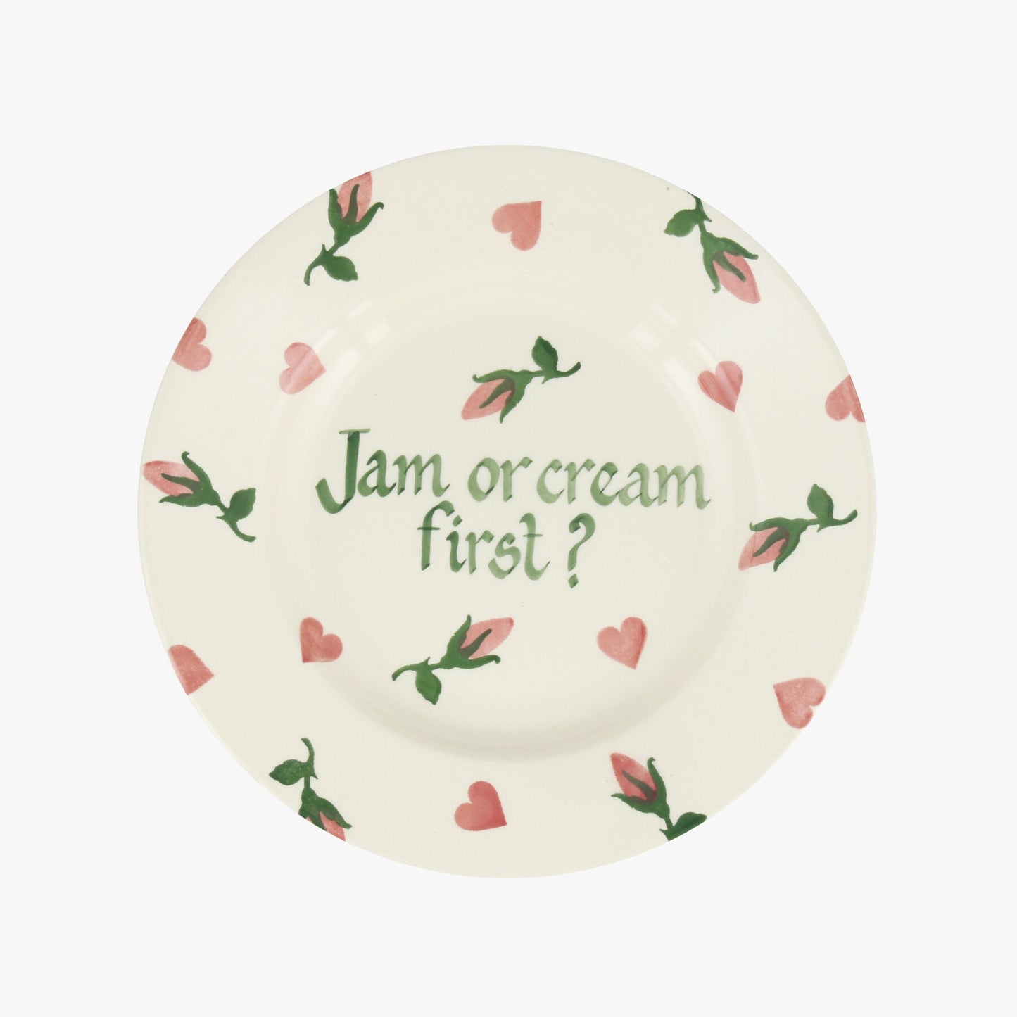 Personalised Little Rose Bud 8 1/2 Inch Plate