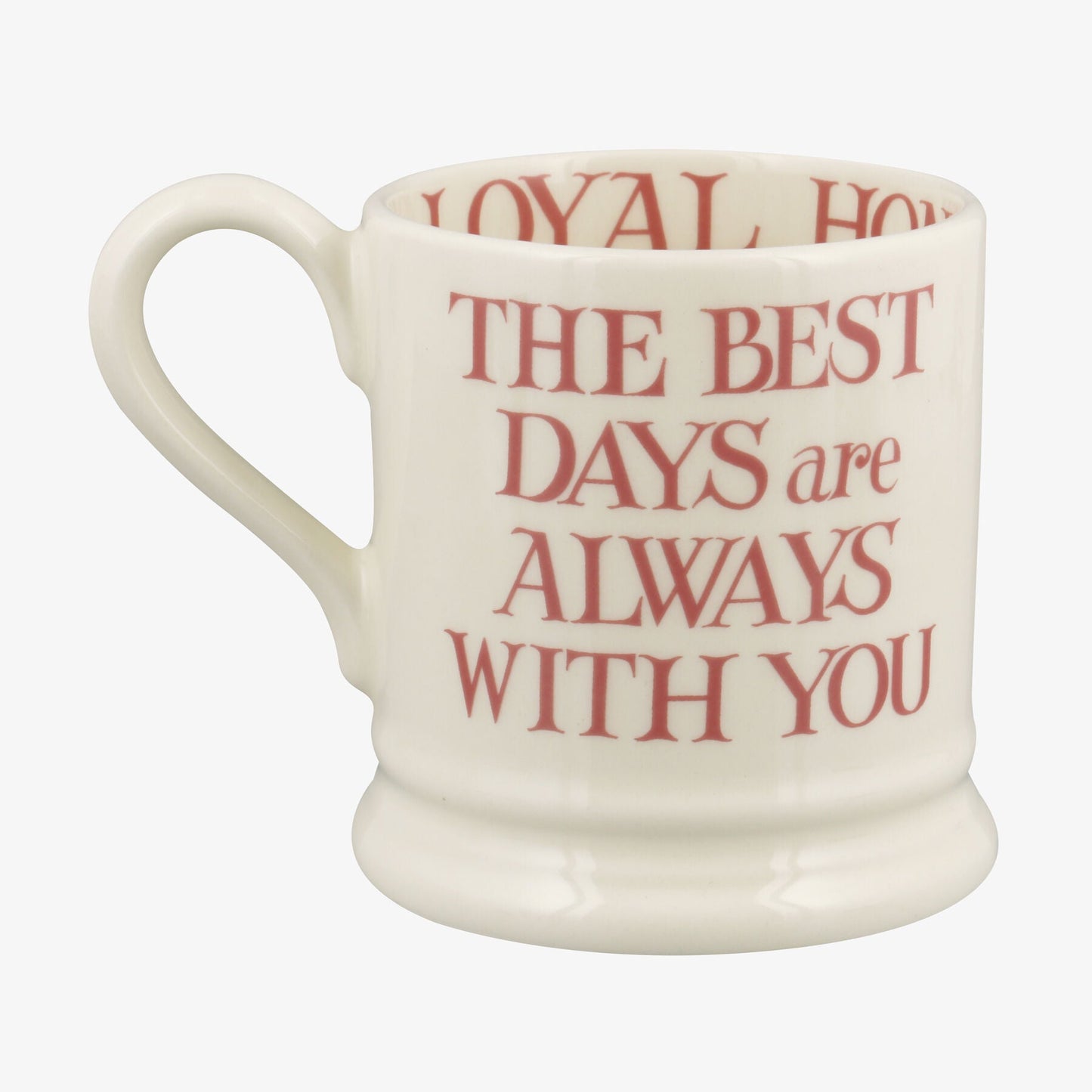 Seconds Pink Toast My Brilliant Friend 1/2 Pint Mug