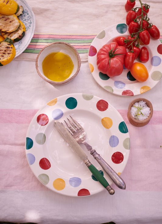 Seconds Big Polka Dots 10 1/2 Inch Plate
