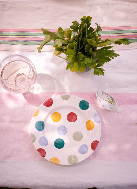 Seconds Big Polka Dots 8 1/2 Inch Plate