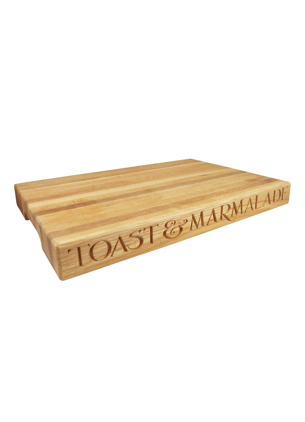 Black Toast Large Wooden Chopping Board