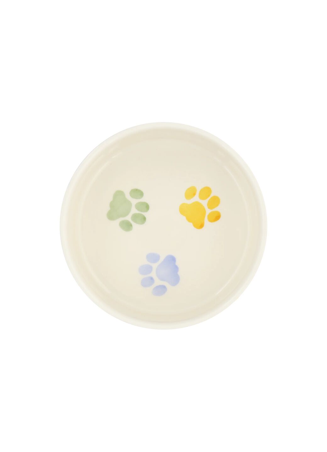 Personalised Polka Paws Small Pet Bowl