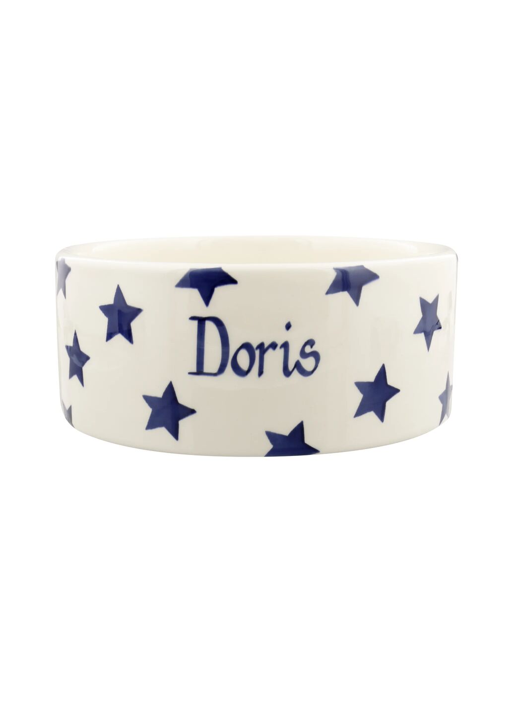 Personalised Blue Star Large Pet Bowl