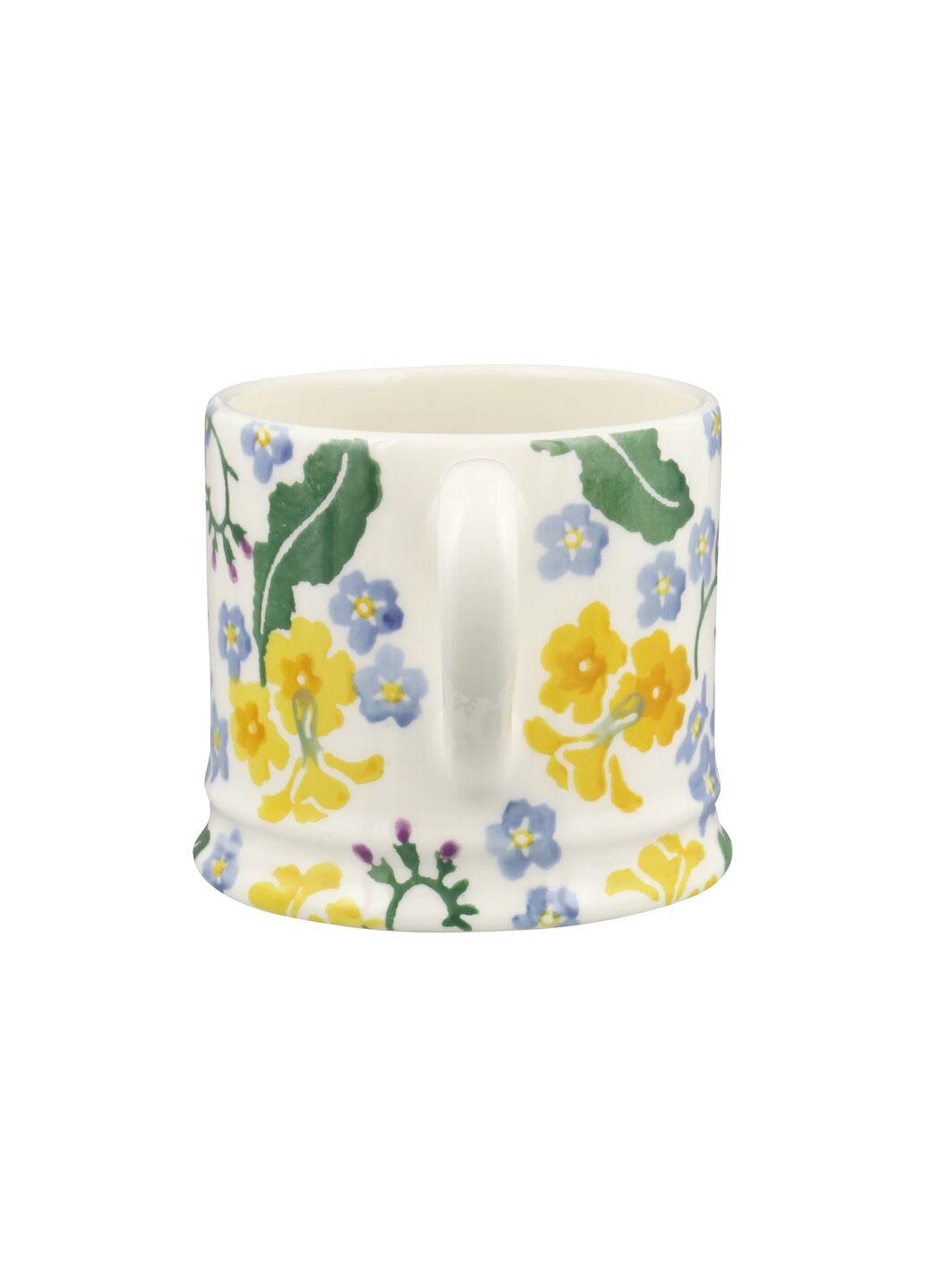 Personalised Forget Me Not & Primrose Small Mug