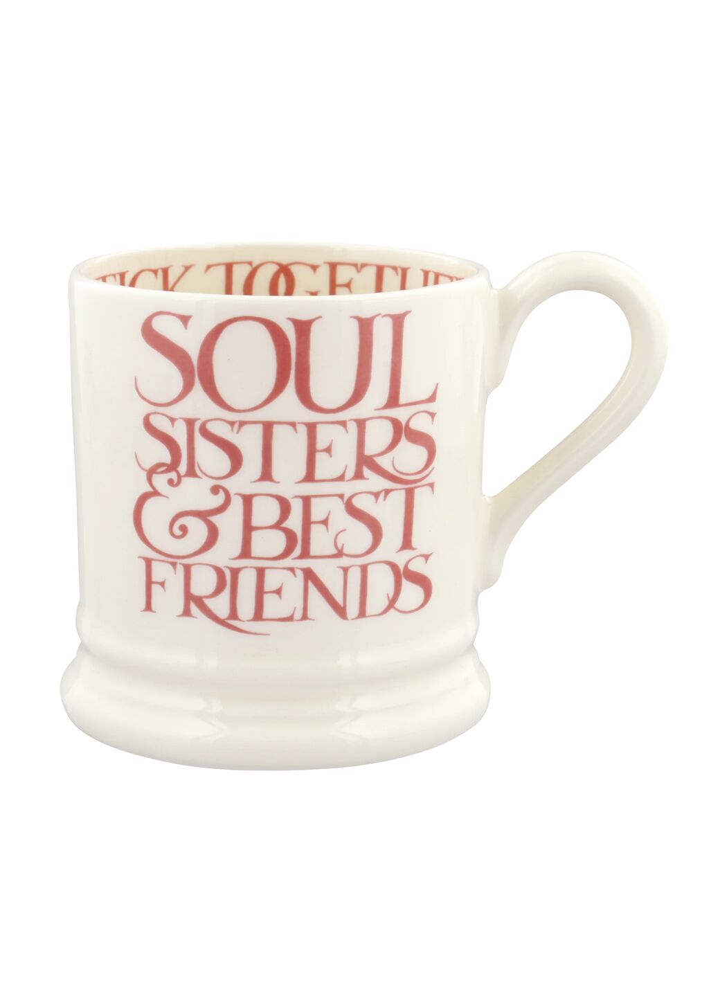 Pink Toast Soul Sisters 1/2 Pint Mug