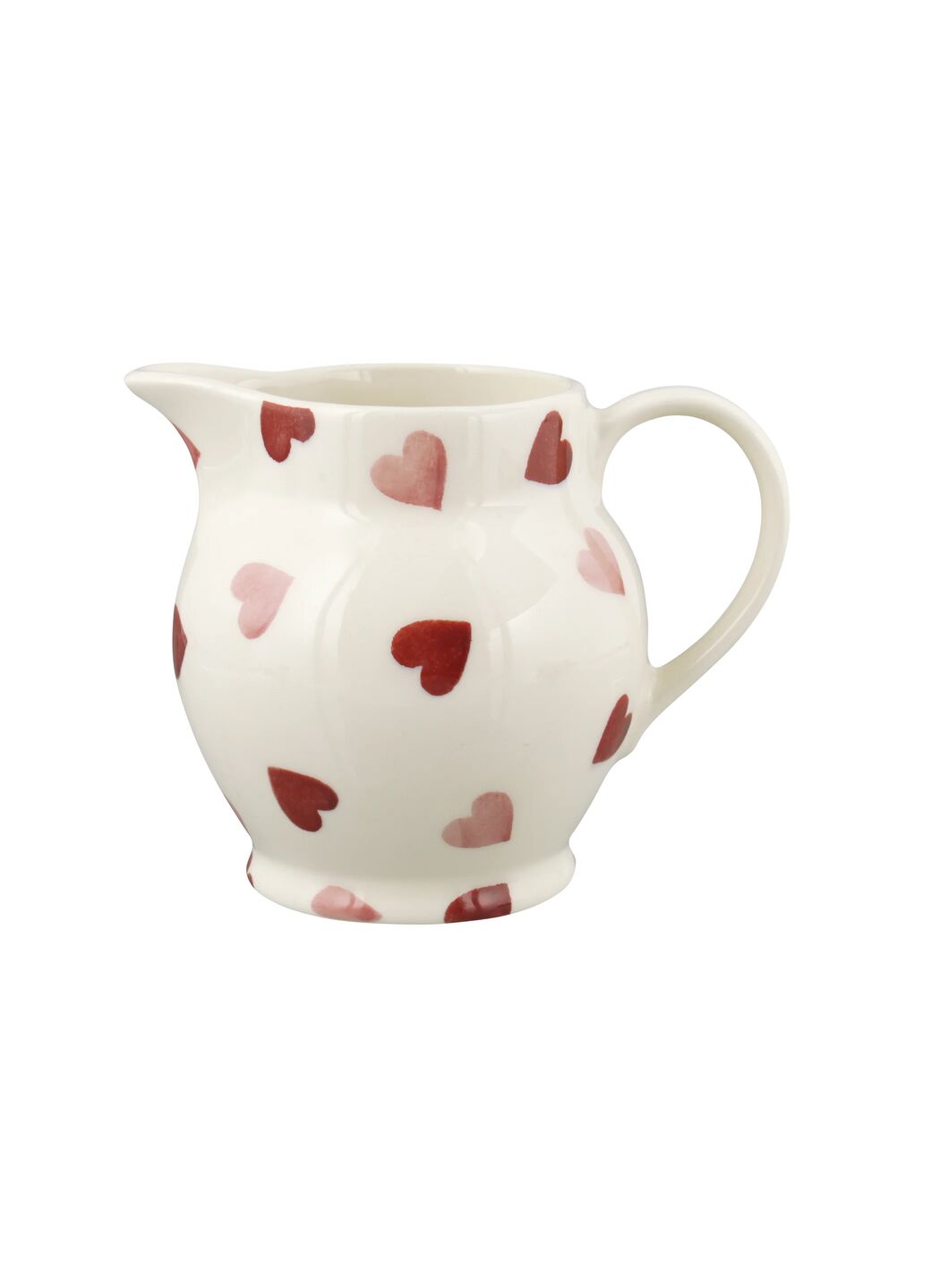 Pink Hearts 1/2 Pint Jug