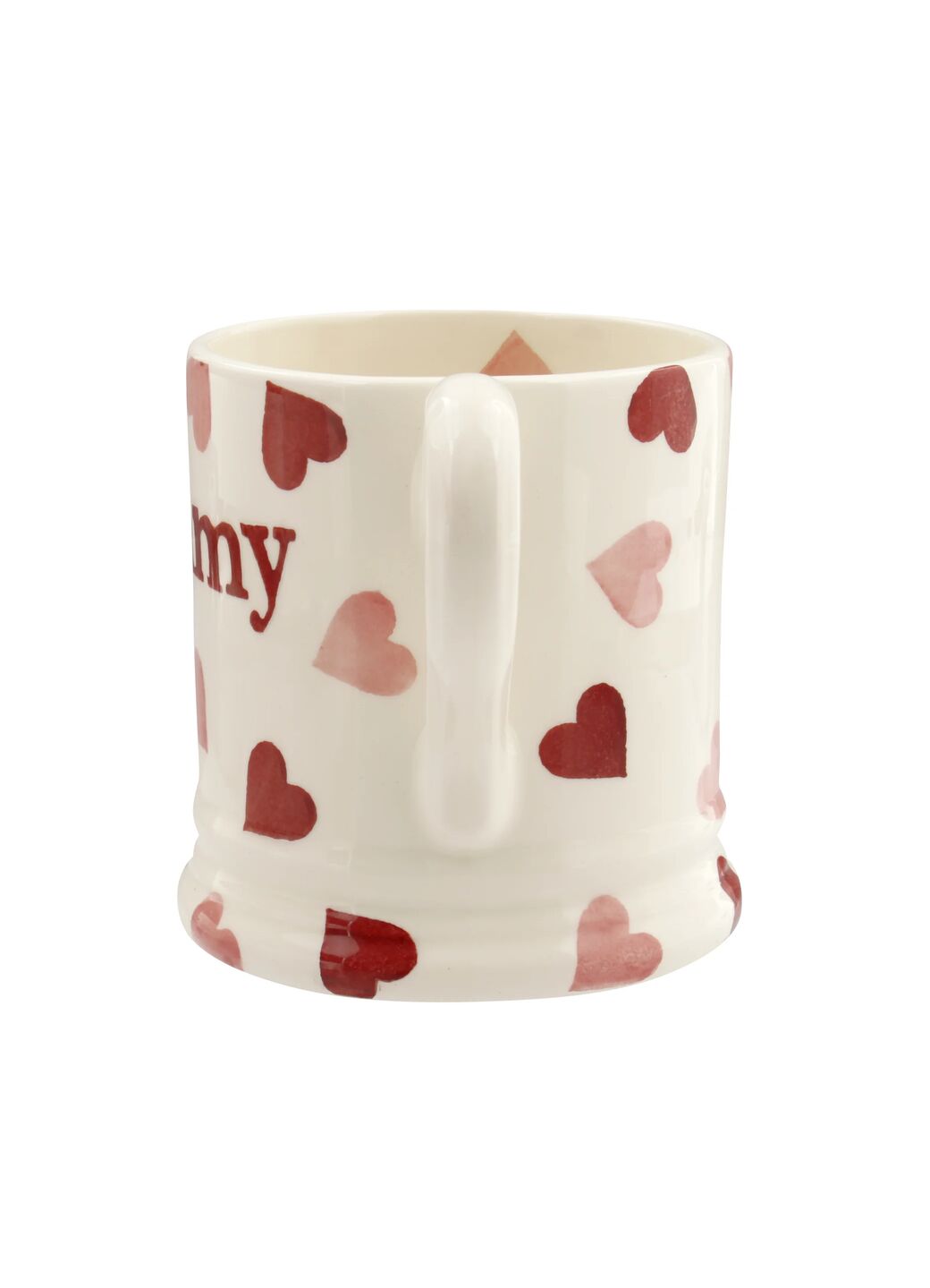 Pink Hearts Mummy 1/2 Pint Mug