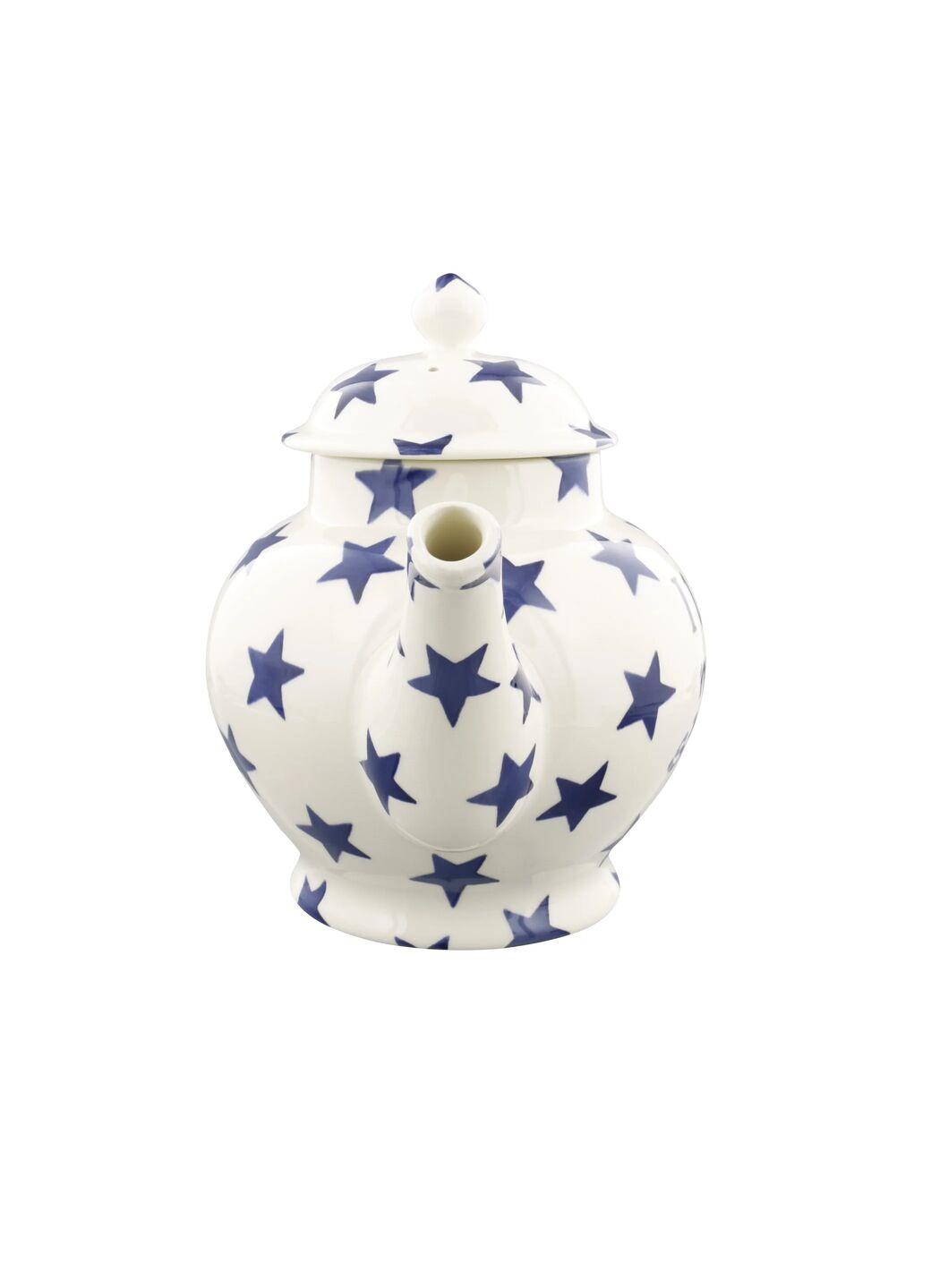 Personalised Blue Star 4 Mug Teapot