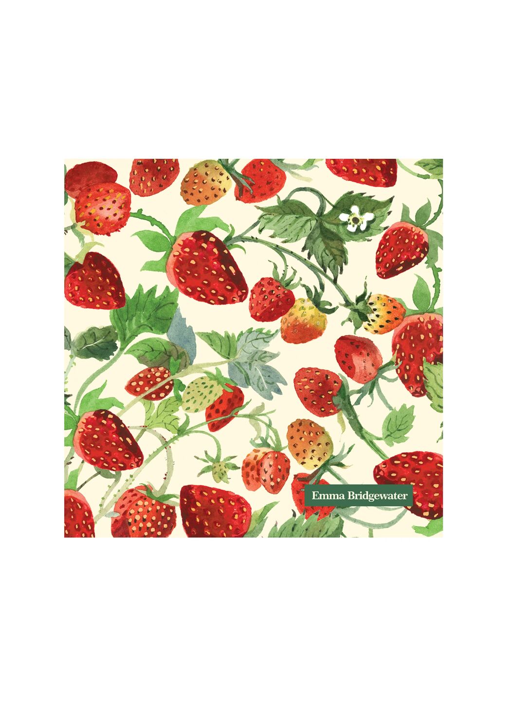 Vegetable Garden Strawberries Lunch Napkins