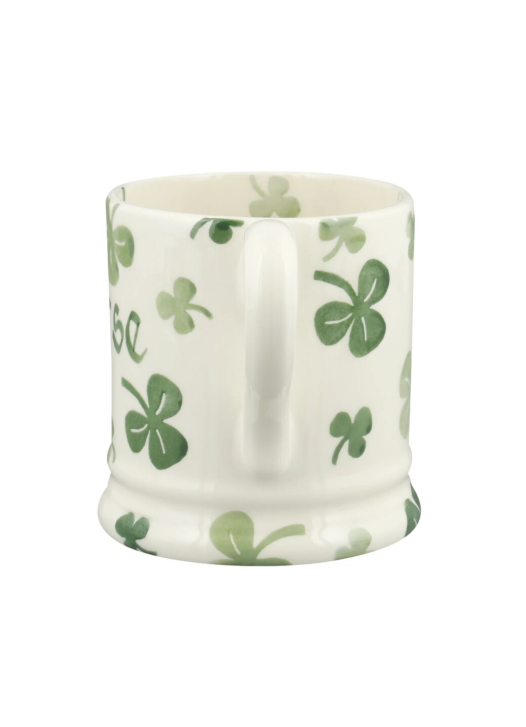 Personalised Shamrock 1/2 Pint Mug