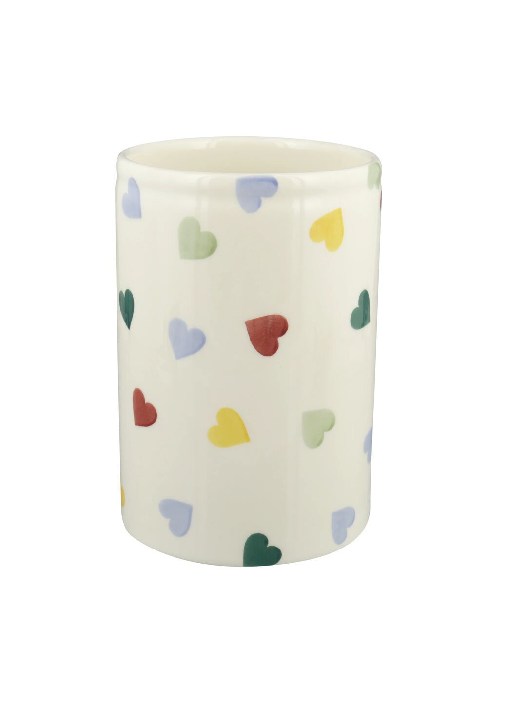 Personalised Polka Hearts Medium Vase