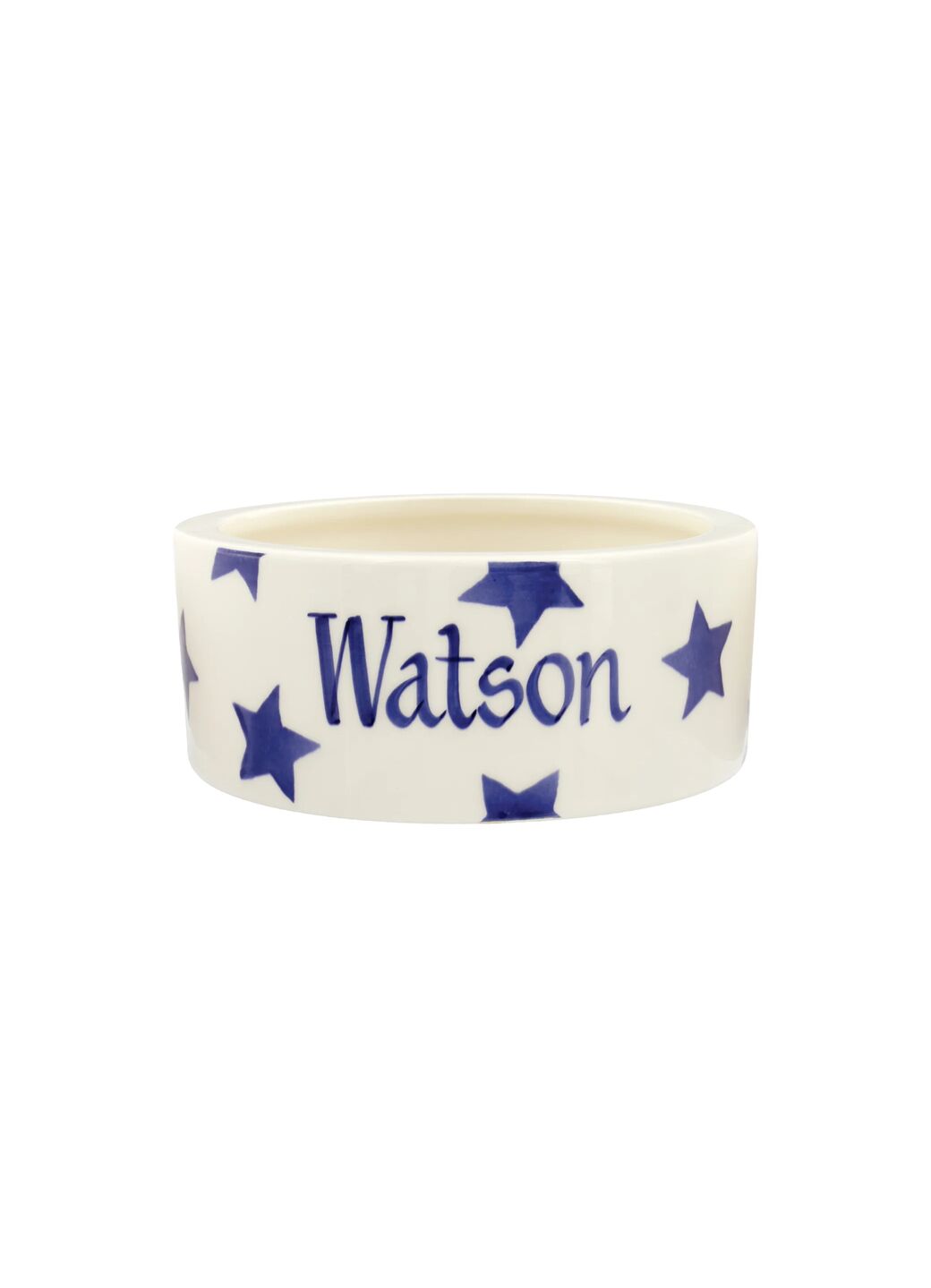 Personalised Blue Star Small Pet Bowl