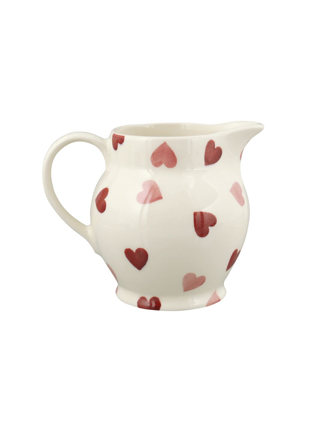 Pink Hearts 1/2 Pint Jug