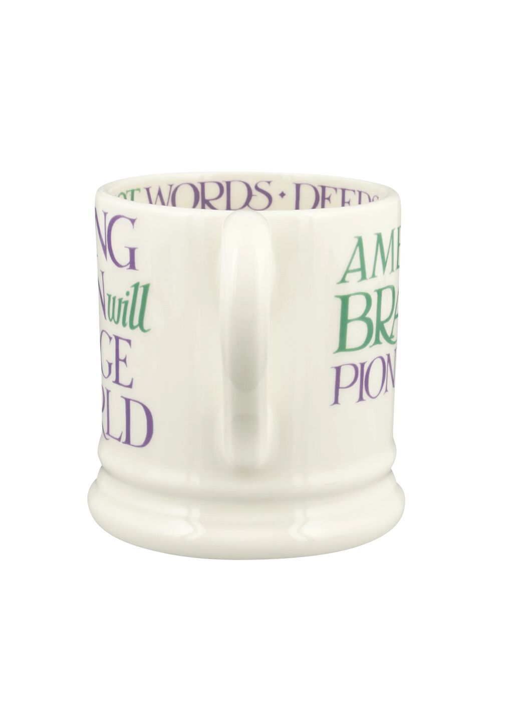 Purple Toast Change Our World 1/2 Pint Mug