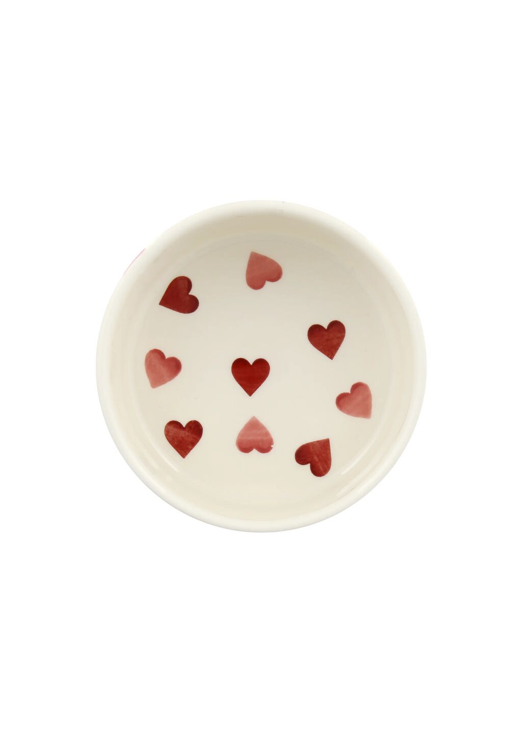 Personalised Pink Hearts Small Pet Bowl