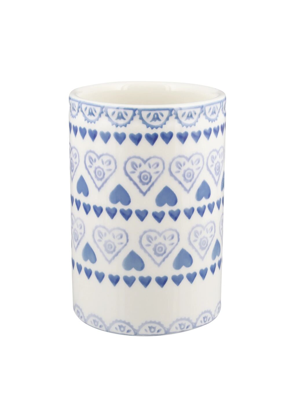 Personalised Blue Sampler Medium Vase