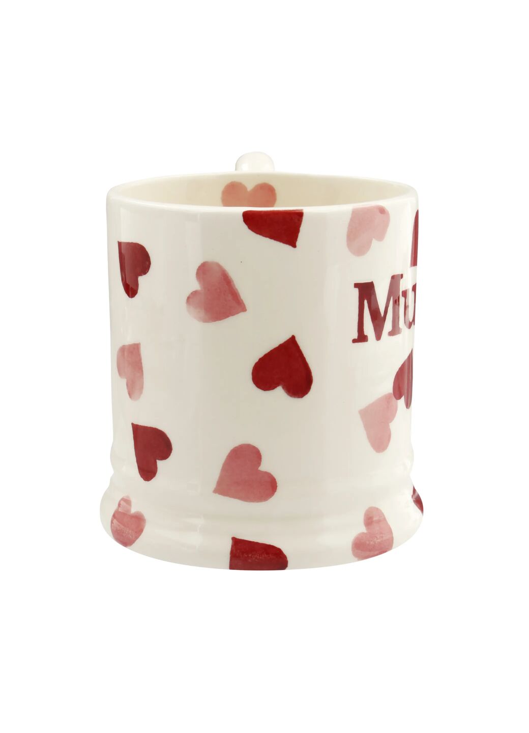 Pink Hearts Mummy 1/2 Pint Mug