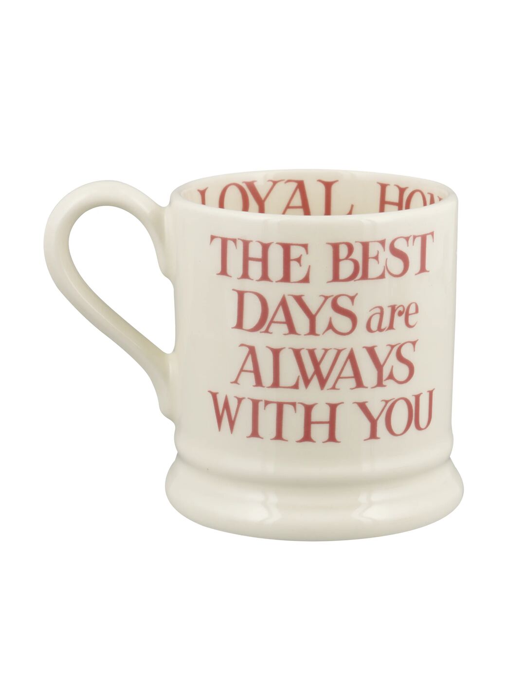 Pink Toast My Brilliant Friend 1/2 Pint Mug