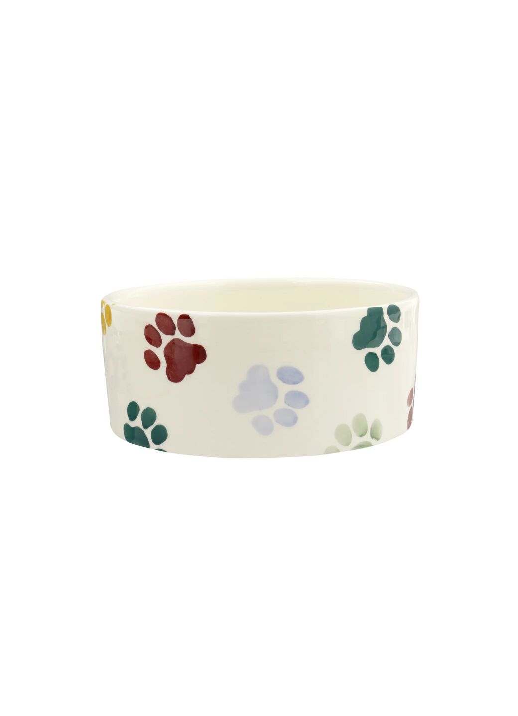 Personalised Polka Paws Small Pet Bowl