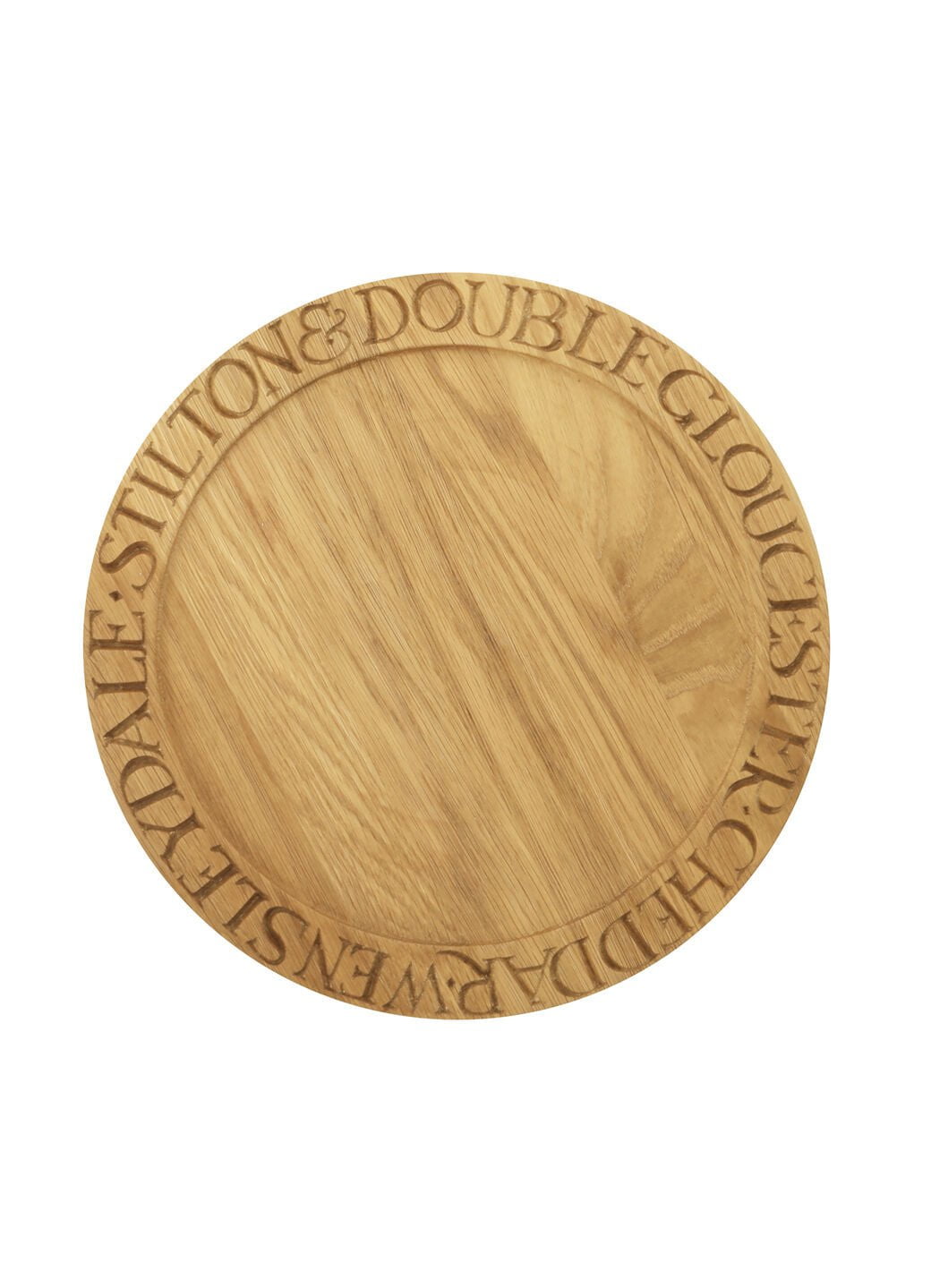 Black Toast Round Wooden Cheese Board