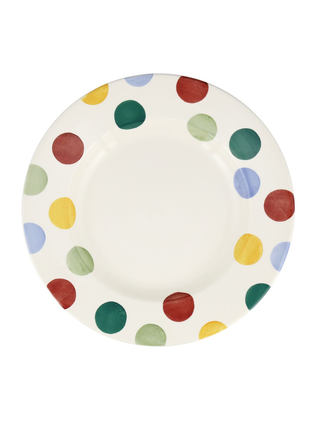 Seconds Big Polka Dots 10 1/2 Inch Plate