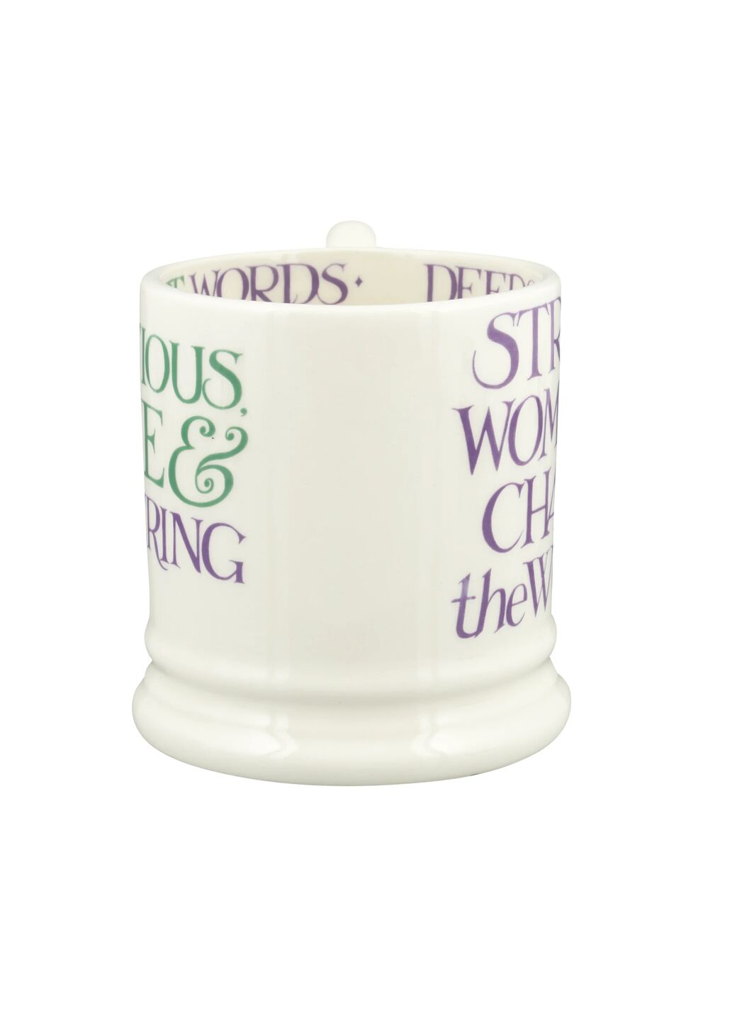 Purple Toast Change Our World 1/2 Pint Mug