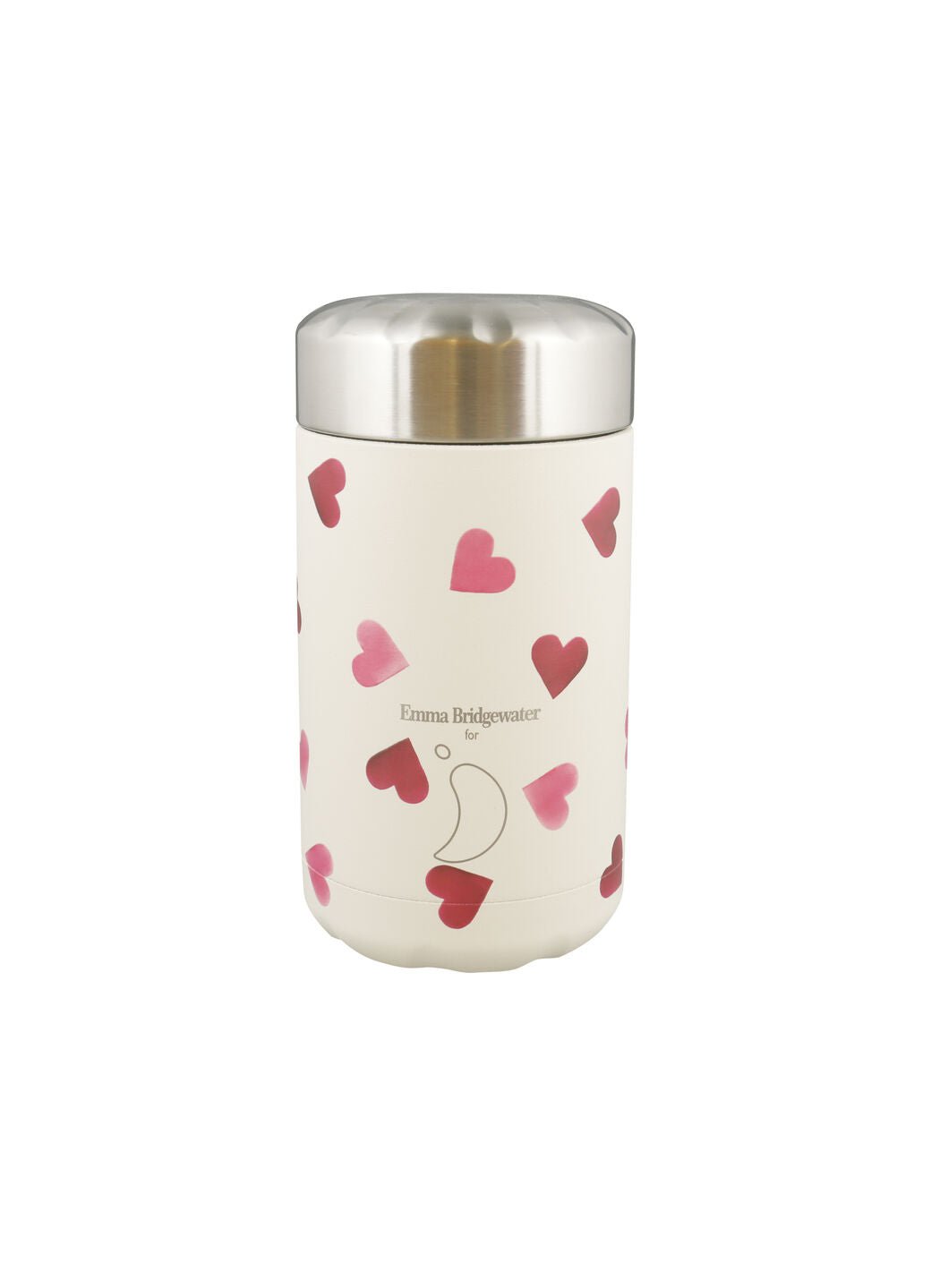 Pink Hearts Chilly's Food Pot 500ml