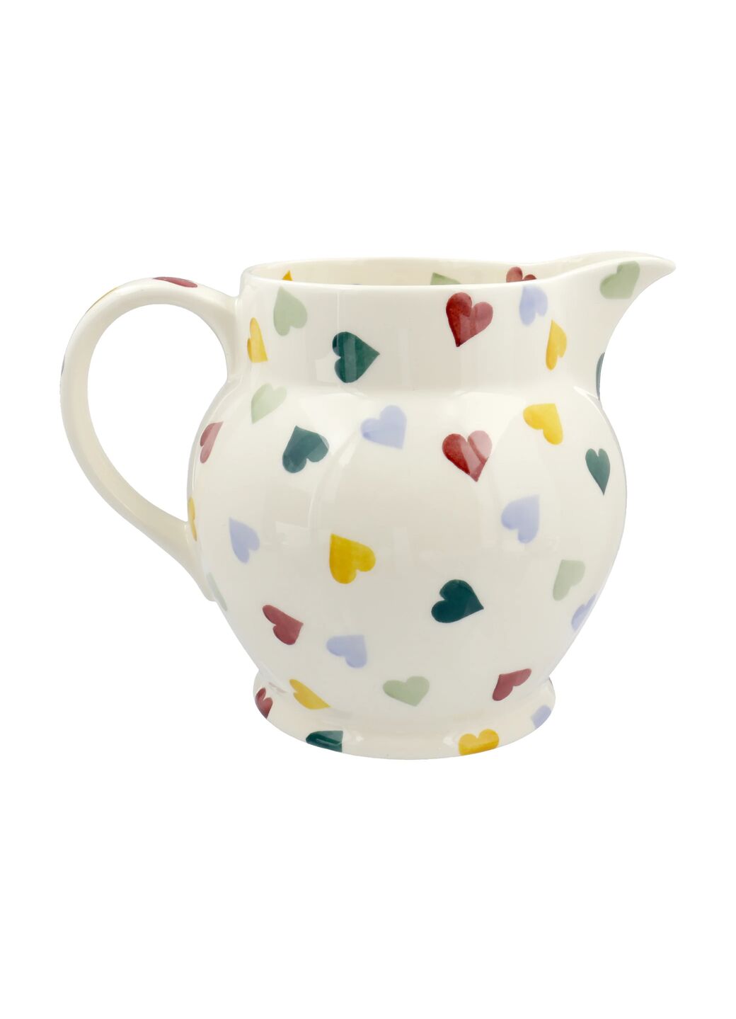 Personalised Polka Heart 3 Pint Jug