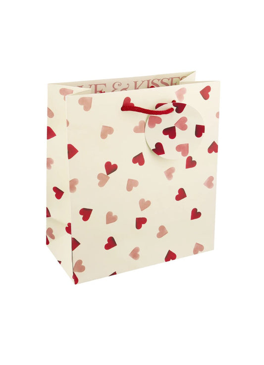 Pink Hearts Medium Gift Bag