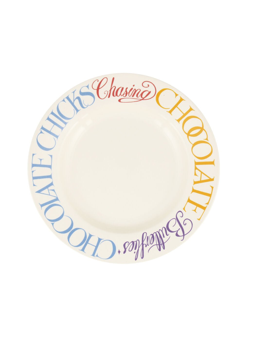 Easter Toast Chocolate & Chicks 8 1/2 Inch Plate