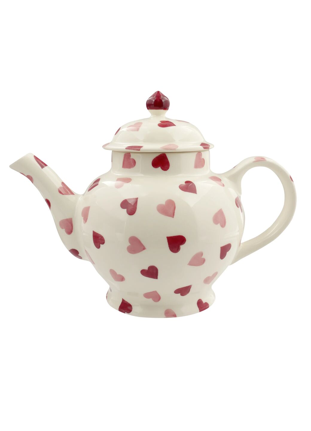 Pink Hearts 4 Mug Teapot