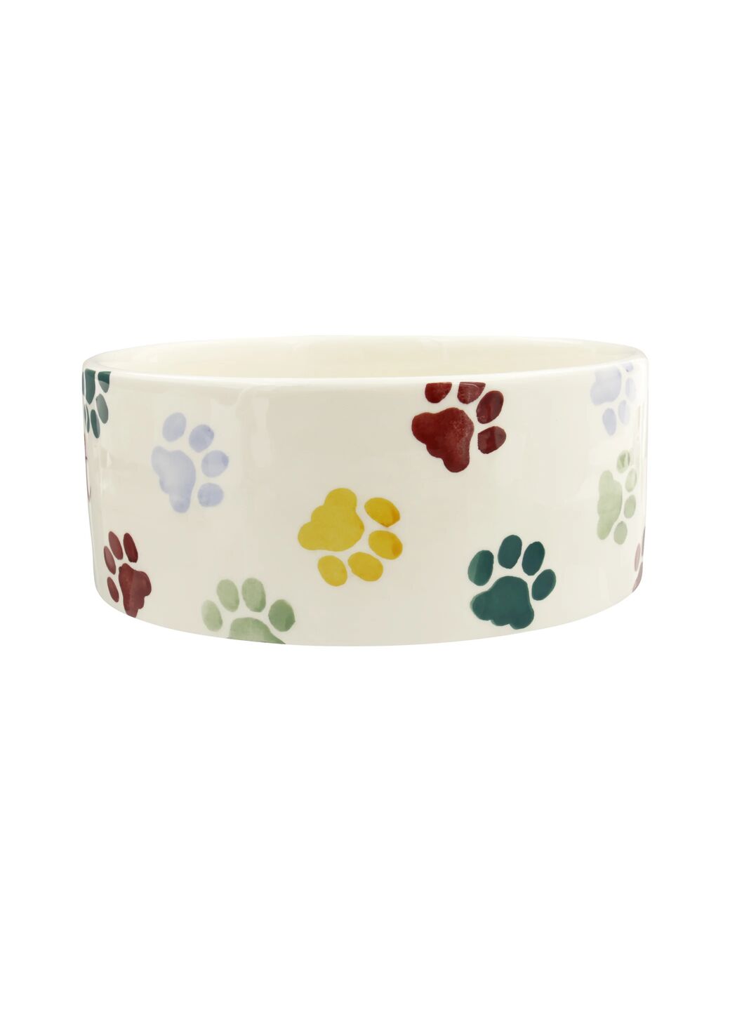 Personalised Polka Paws Large Pet Bowl