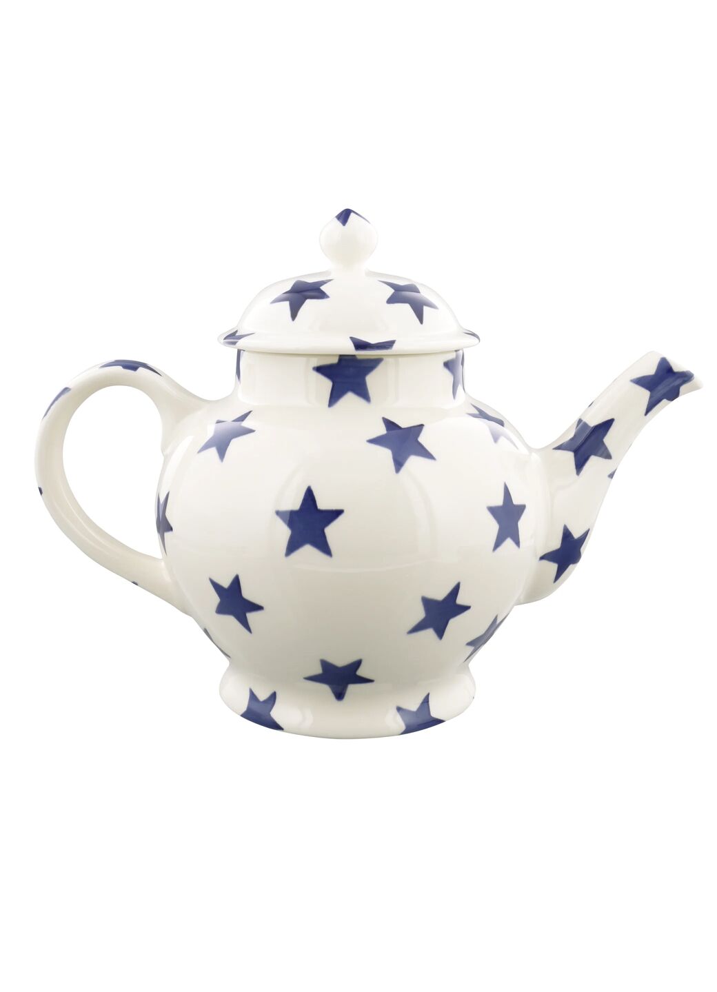 Personalised Blue Star 4 Mug Teapot