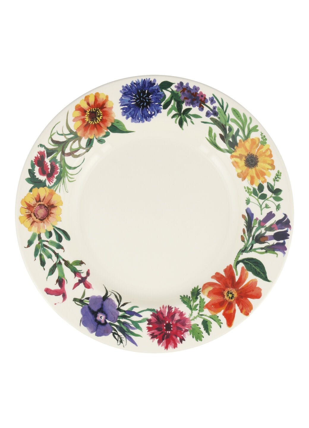 Garden Flowers 10 1/2 Inch Plate